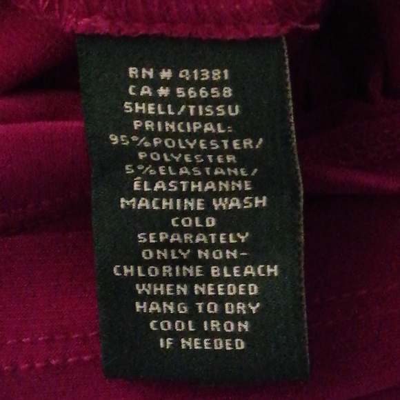 NWOT Lauren Ralph Lauren Women's Fuchsia Pink Draped Dress - Size Petite 2P - Picture 7 of 7